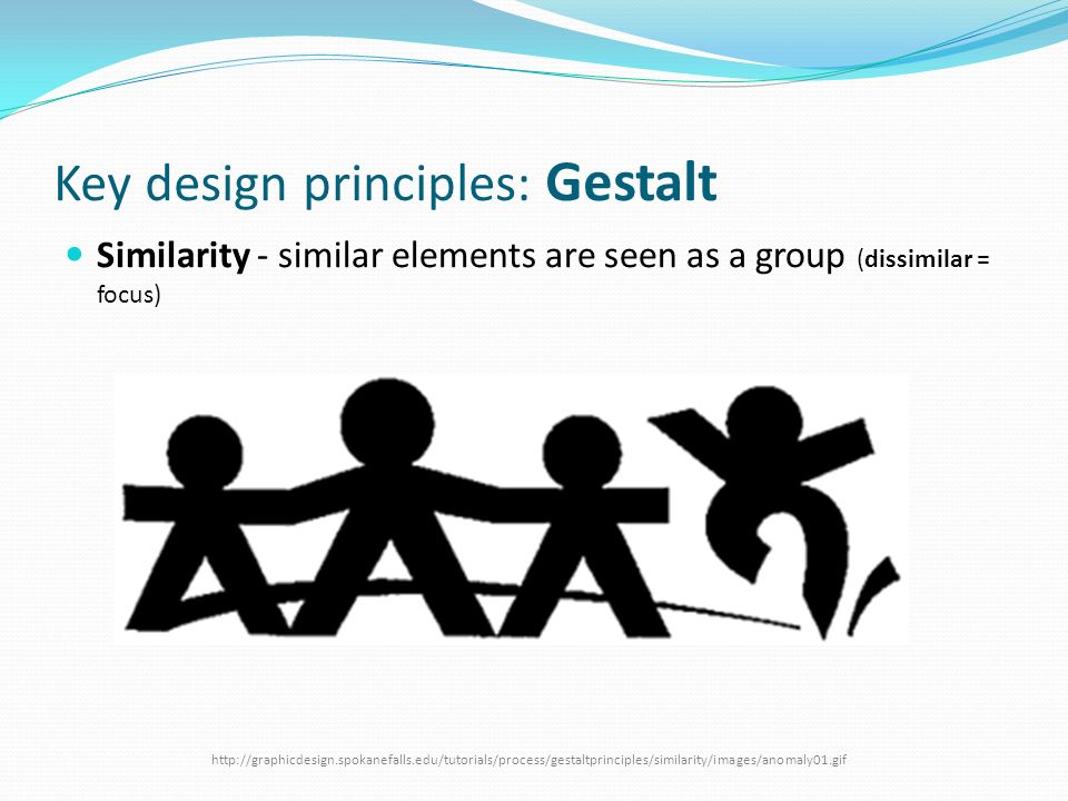 Key design principles: Gestalt