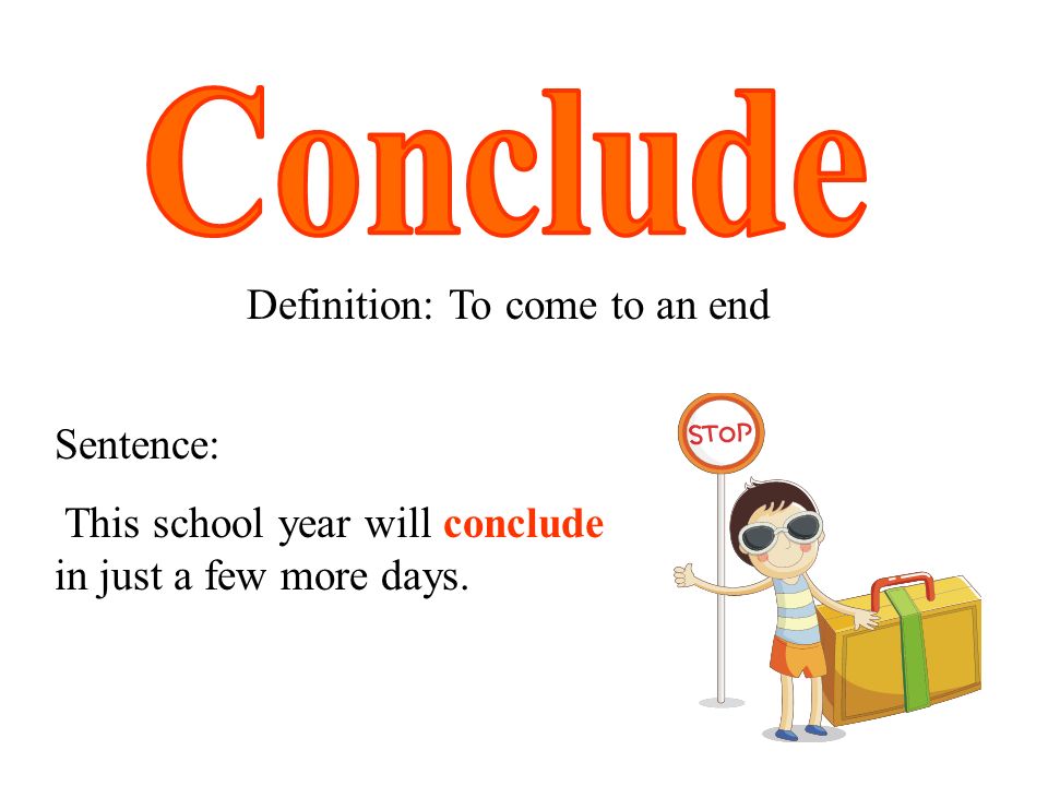 definition conclude