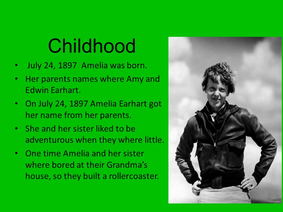 Amelia Earhart By. - ppt video online download