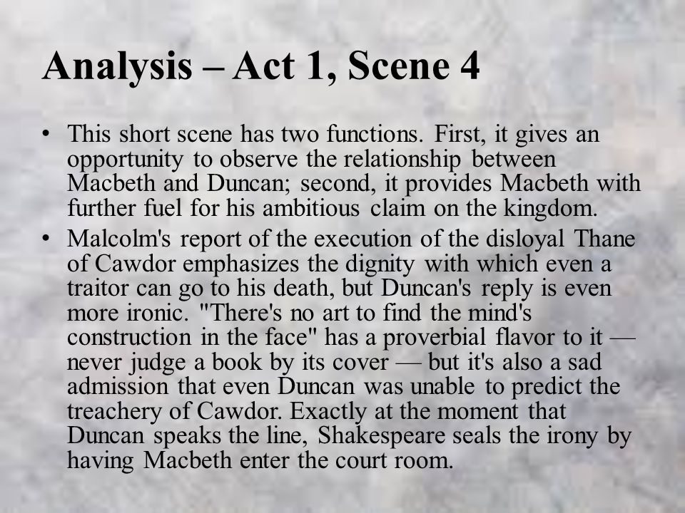 Act 1 Summary and Analysis - ppt download