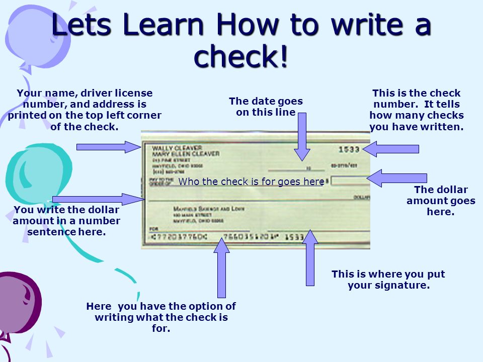 Check topic. How to write a check. Writing checks. How to sign checks. Check writer перевод.