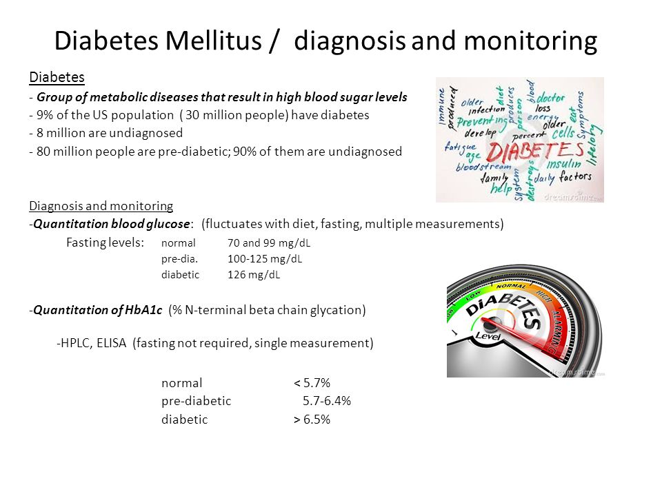 Diabetes Mellitus / diagnosis and monitoring