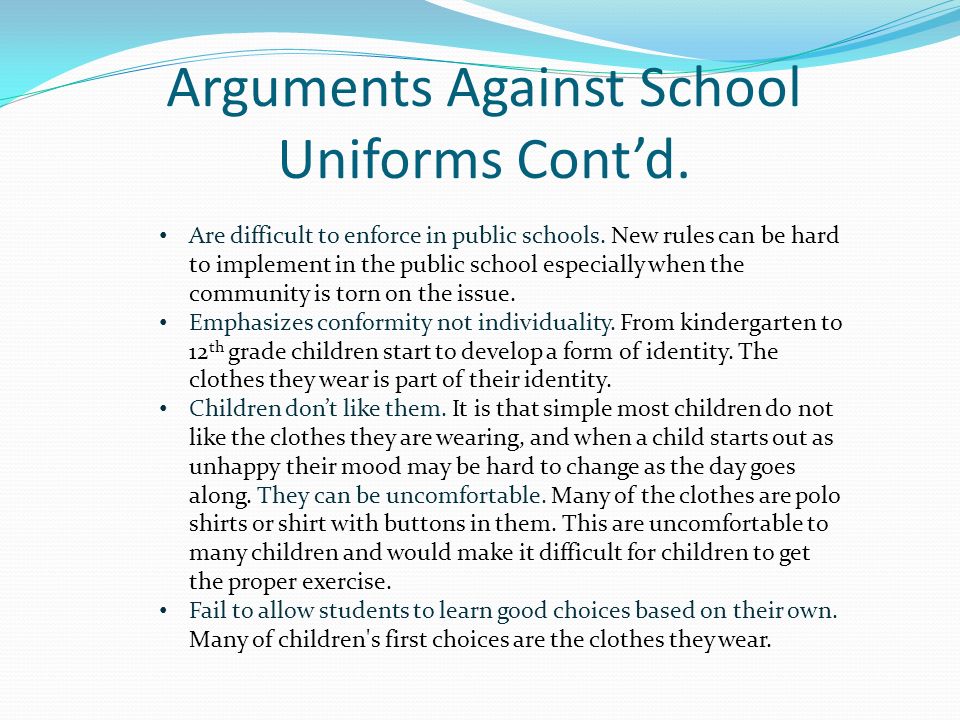 Advocacy Against School Uniforms By Bobbie Stoner Rebekah Nogle - ppt  download