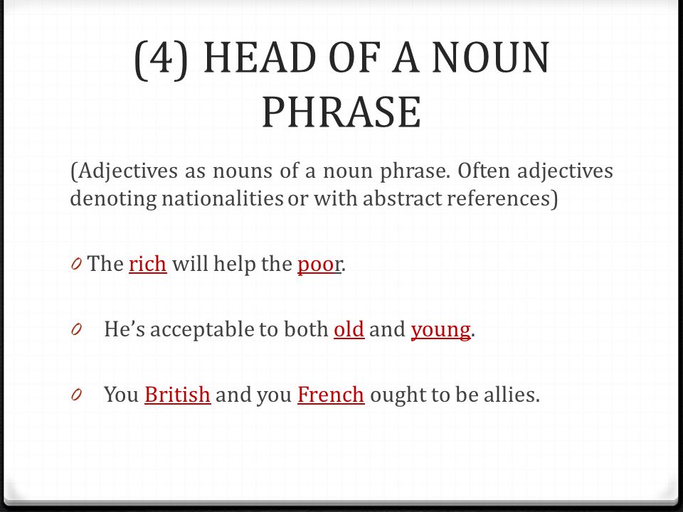 Syntactic Functions Of Adjectives Ppt Video Online Download
