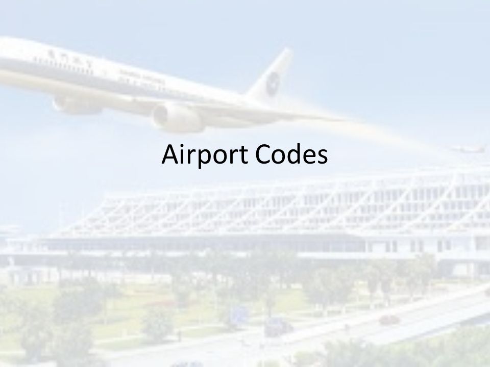 Airport Codes
