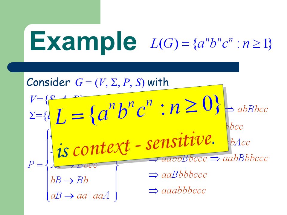 Lecture 6 Context Free Languages Ppt Download