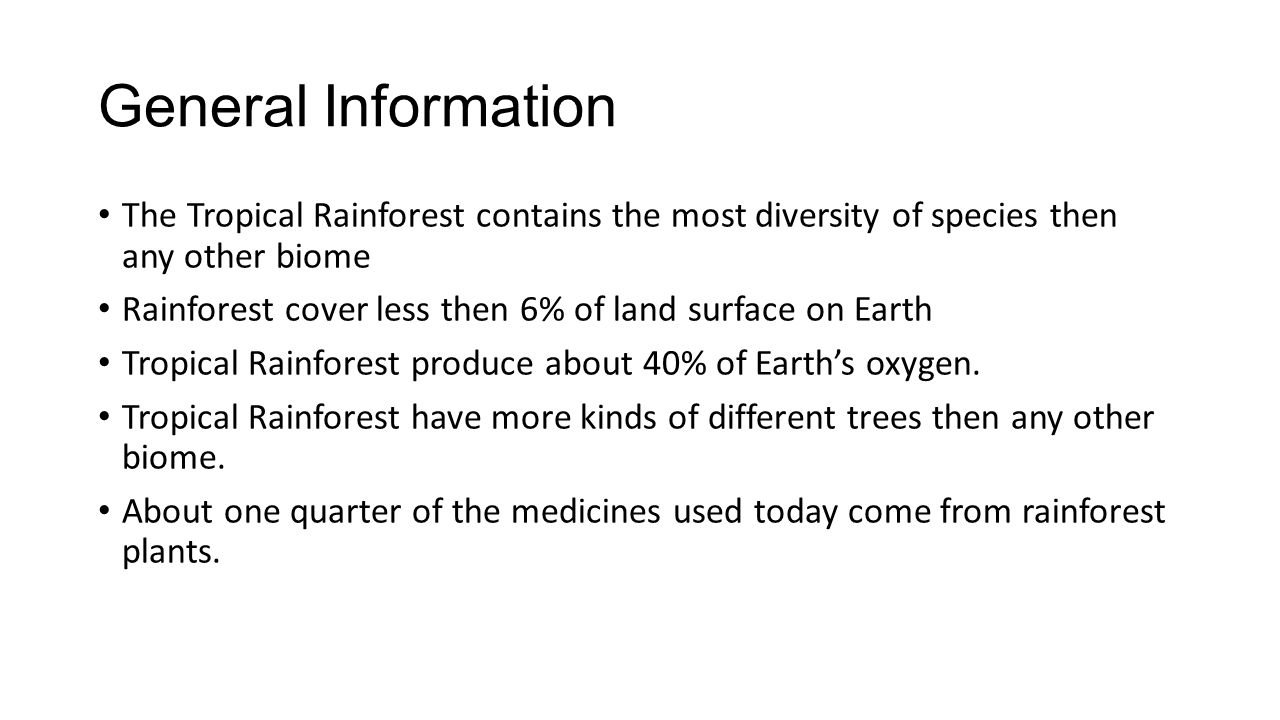 Rainforest Biome ppt video online download