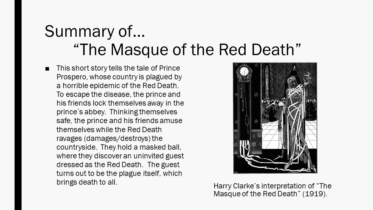 The Masque of the Red Death - ppt video online download