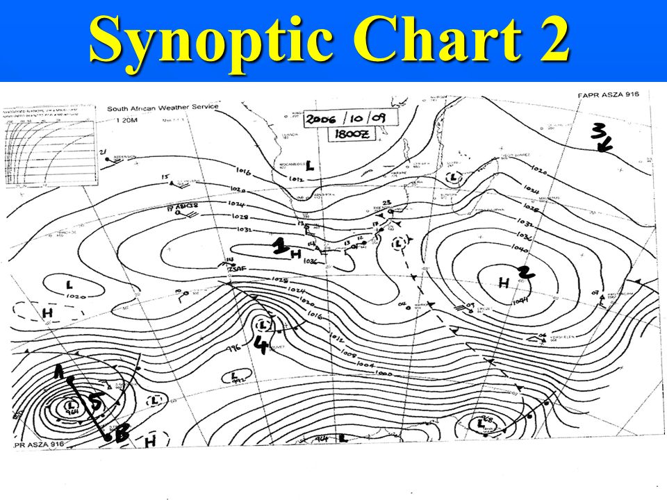 Weather Sa Synoptic Chart
