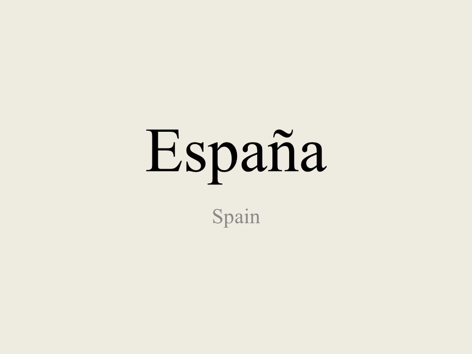 España Spain