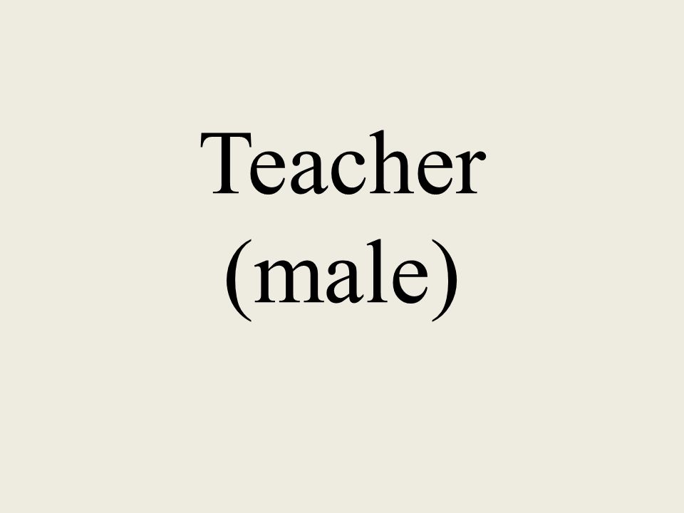 Teacher (male)