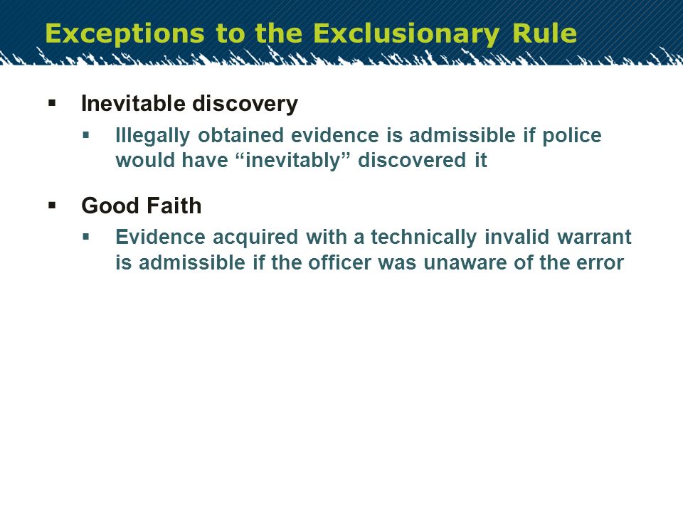 exclusionary rule pros and cons