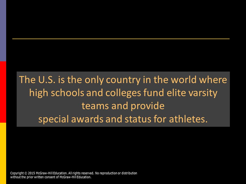 special awards and status for athletes.