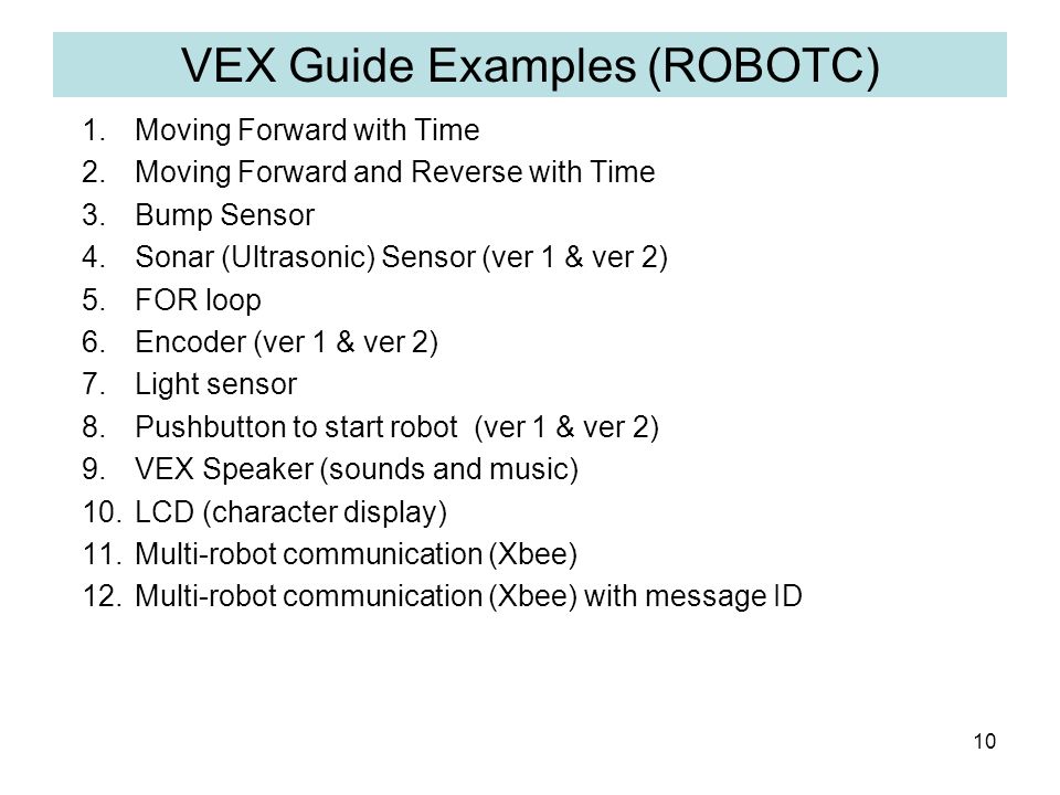 robotc ultrasonic sensor