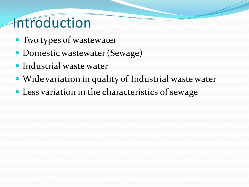 Characteristics Of Wastewater Ppt Video Online Download