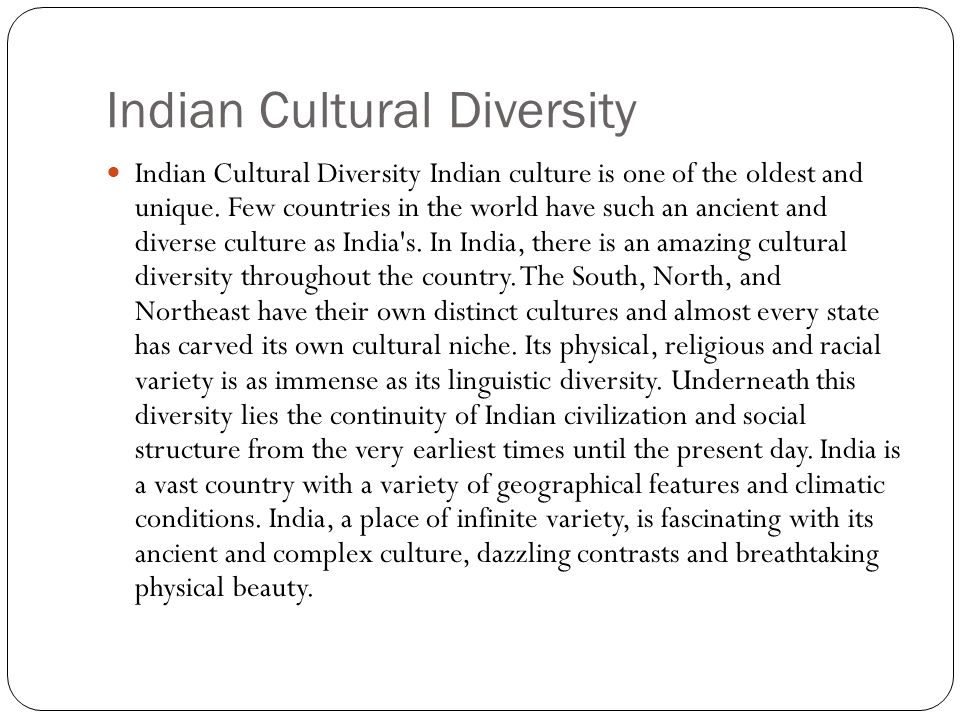 essay on indian diversity