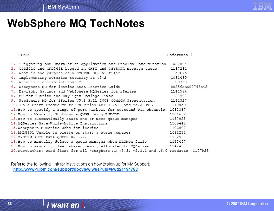 IBM WebSphere MQ V5.3 Solution Development Visit: - ppt download