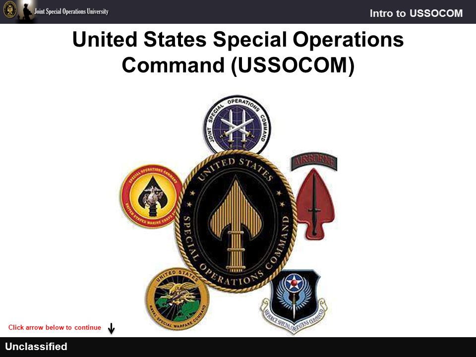 United States Special Operations Command (USSOCOM) - ppt ...