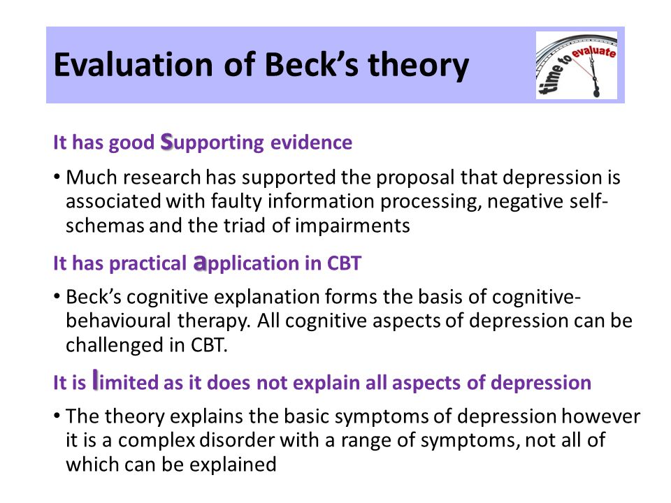 aaron beck cognitive theory of depression