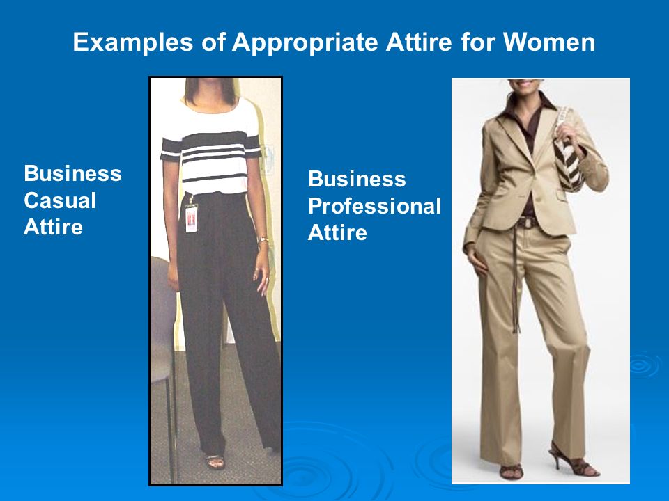 business casual examples