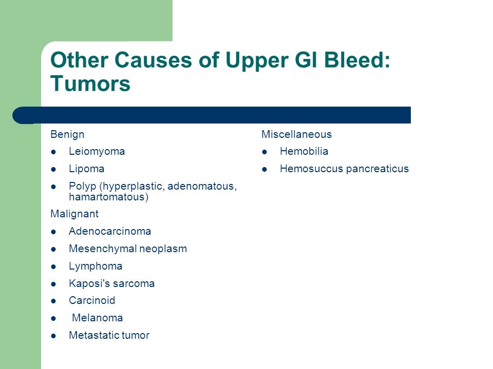 Upper and Lower Gastrointestinal Bleeding - ppt video online download