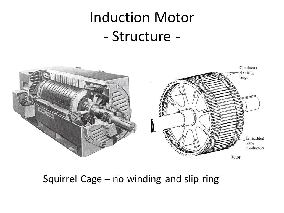 Induction Motor - Structure.