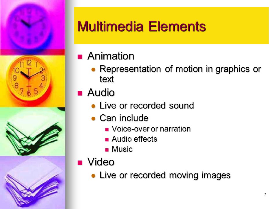 Multimedia Fundamentals - ppt video online download