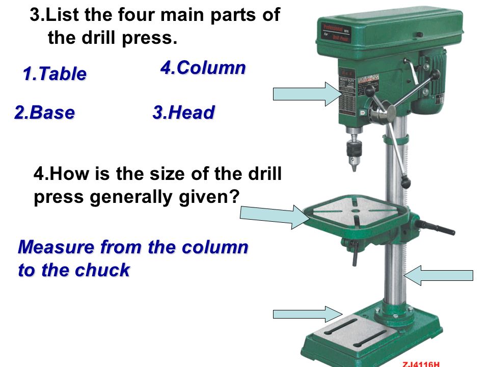 Parts Of A Drill Press Explained With Diagram, 51 OFF