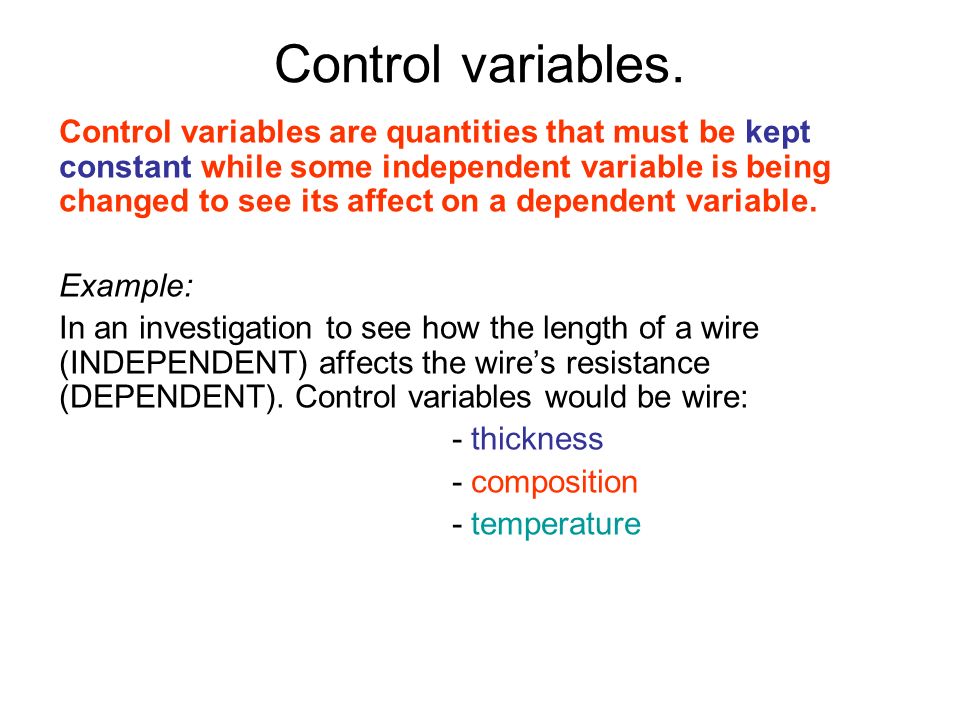Control перевести. Control variable. What is Control variable. Variables примеры. Control variable examples.