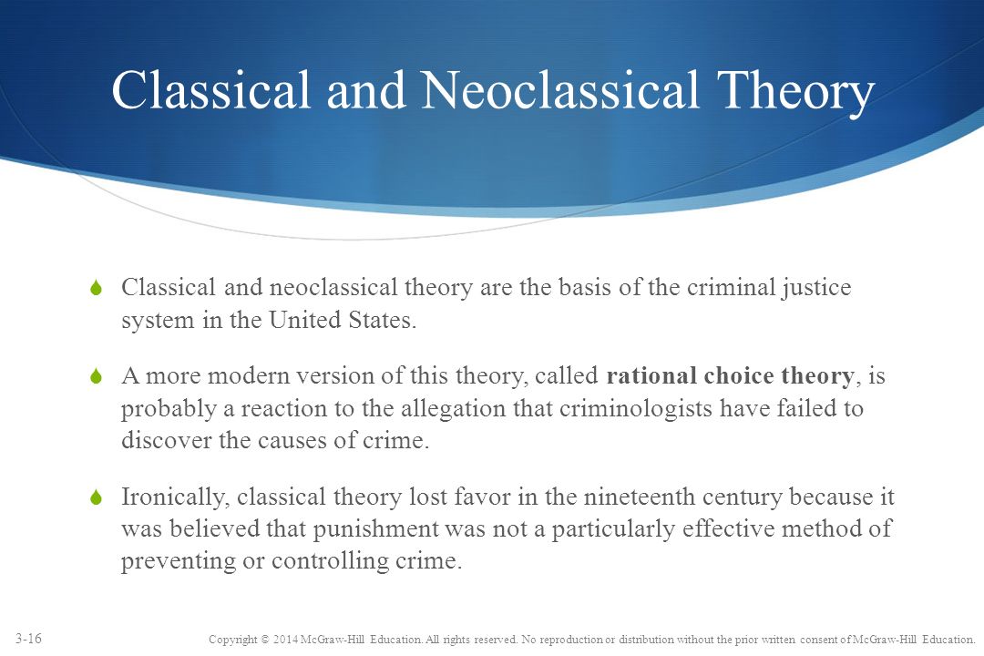 classical theory criminology