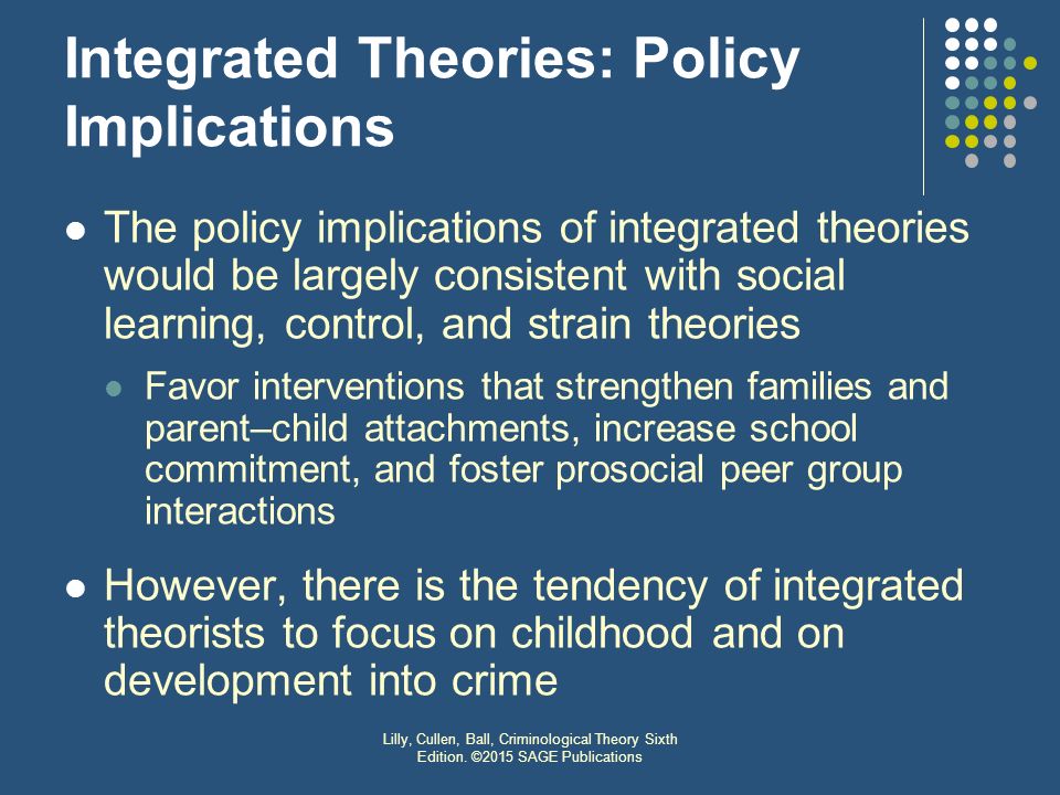 theoretical integration in criminology