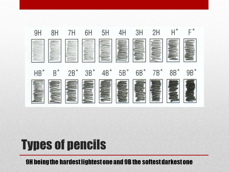 lightest pencil lead