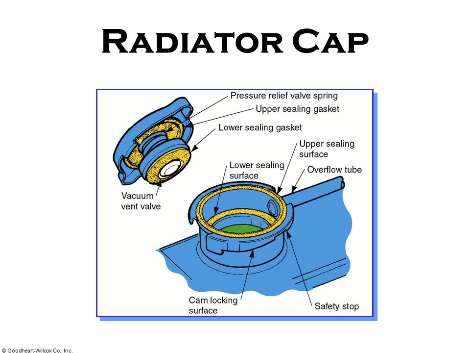 radiator cap vacuum valve