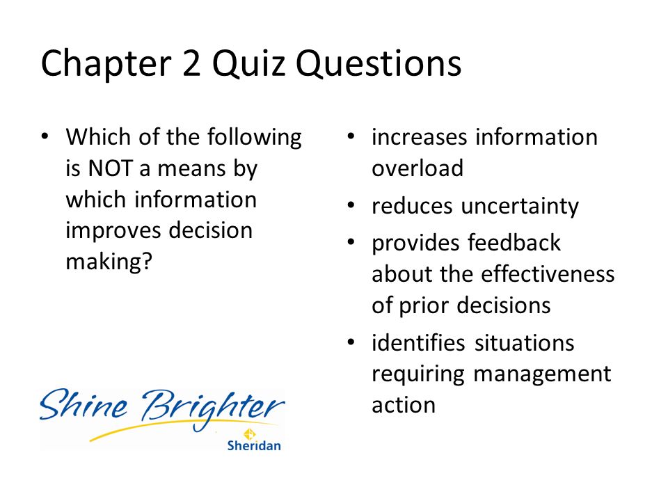 Chapter 2 Quiz Questions Ppt Download