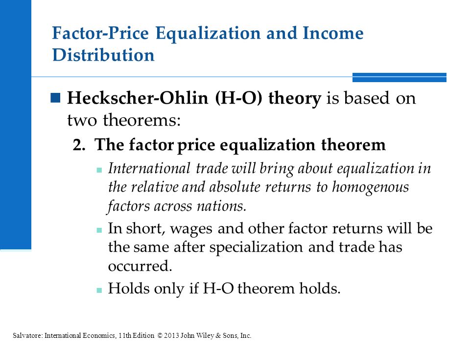 factor price equalization theorem theory