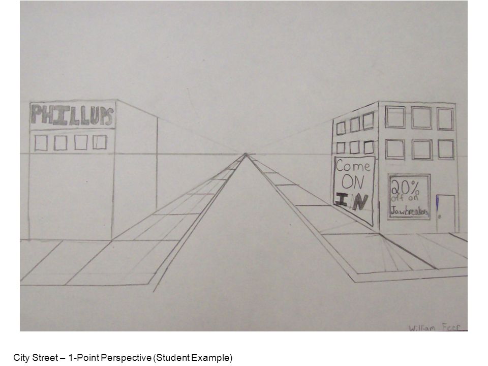 One Point Linear Perspective Ppt Video Online Download