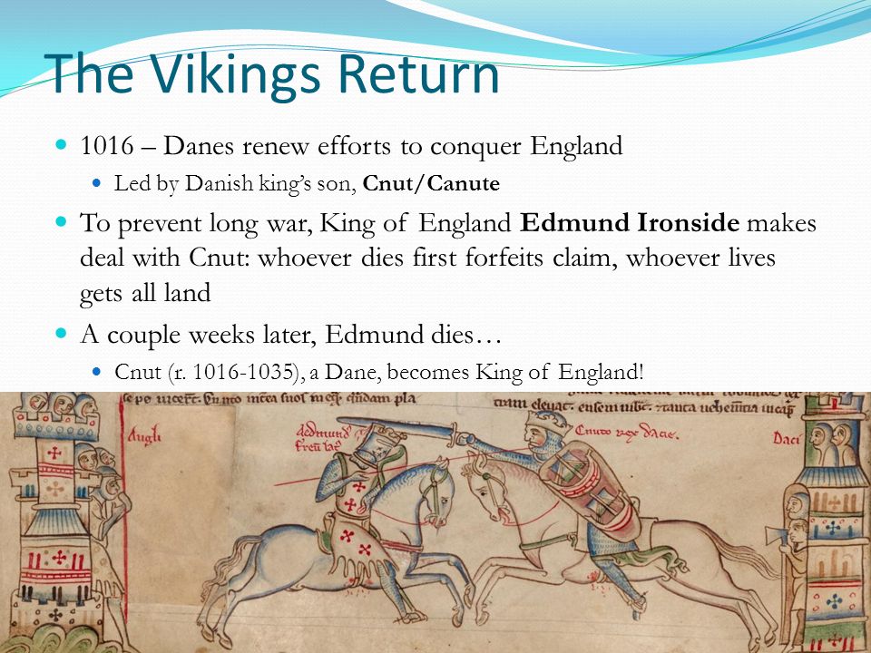 Medieval and Middle Ages History Timelines - Canute (King of England  1016-1035)