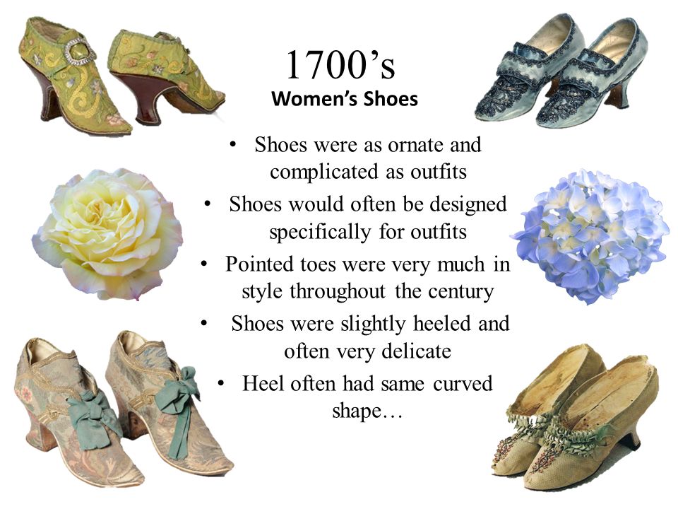 1700s womens shoes