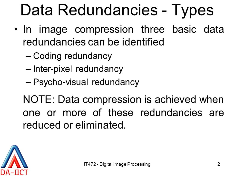 Data Redundancies - Types