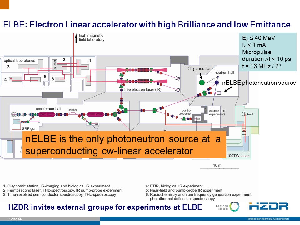 nELBE is the only photoneutron source at a