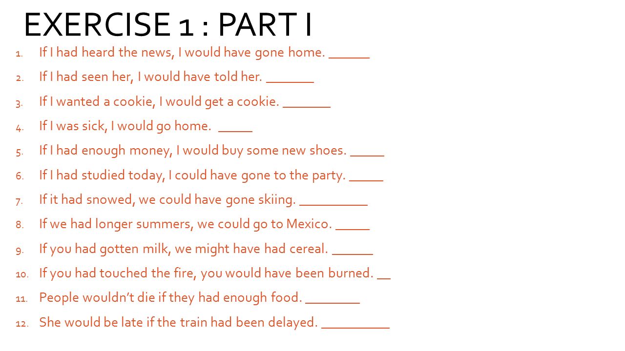 Conditionals 3 Part Lesson 3 Days Ppt Download