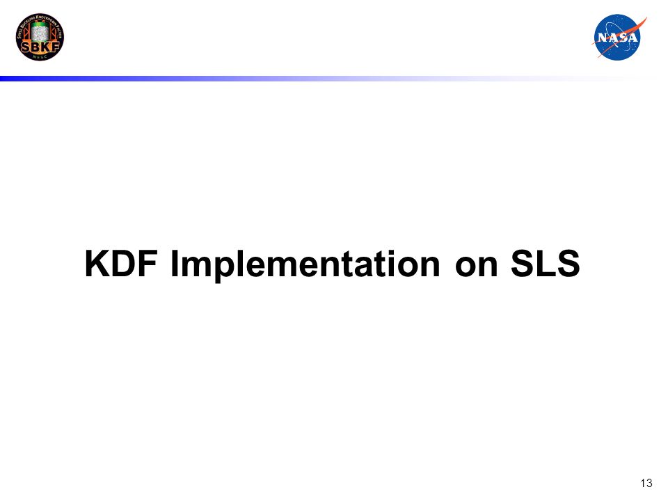 KDF Implementation on SLS