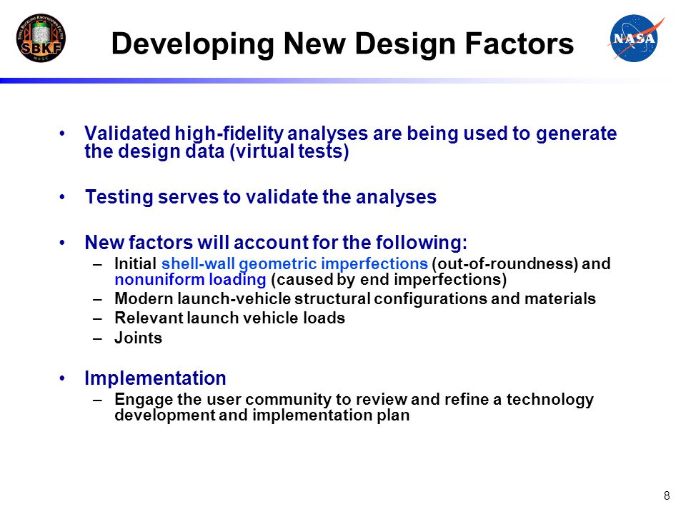 Developing New Design Factors
