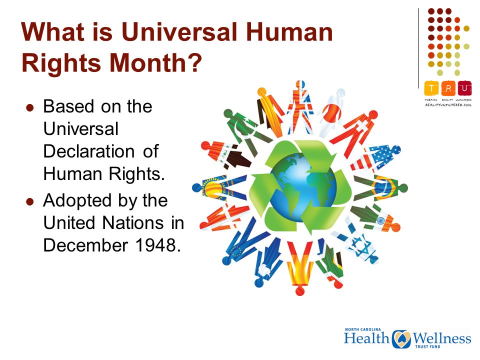 Universal Human Rights and Tobacco - ppt video online download