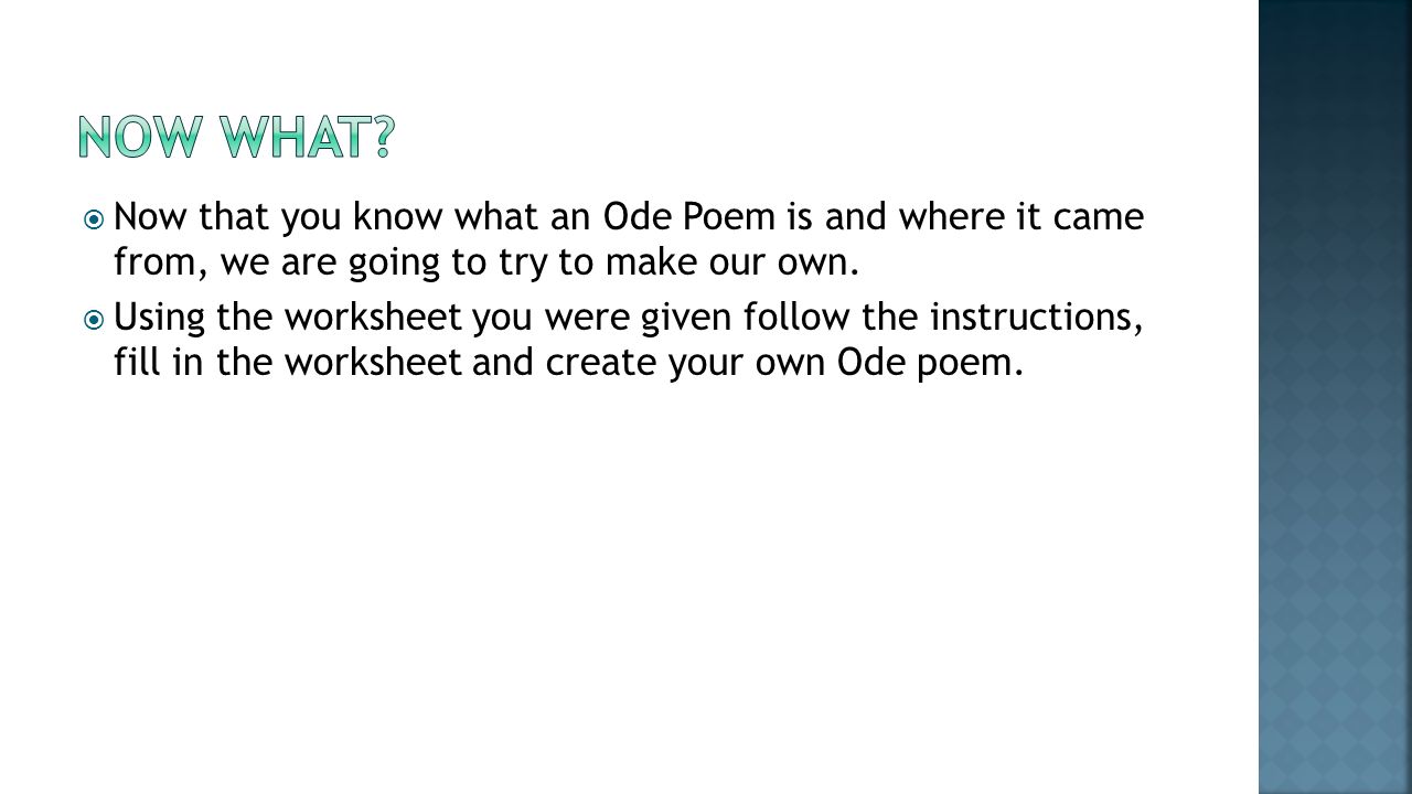 Starter What is poetry? Have you ever written a poem before? - ppt