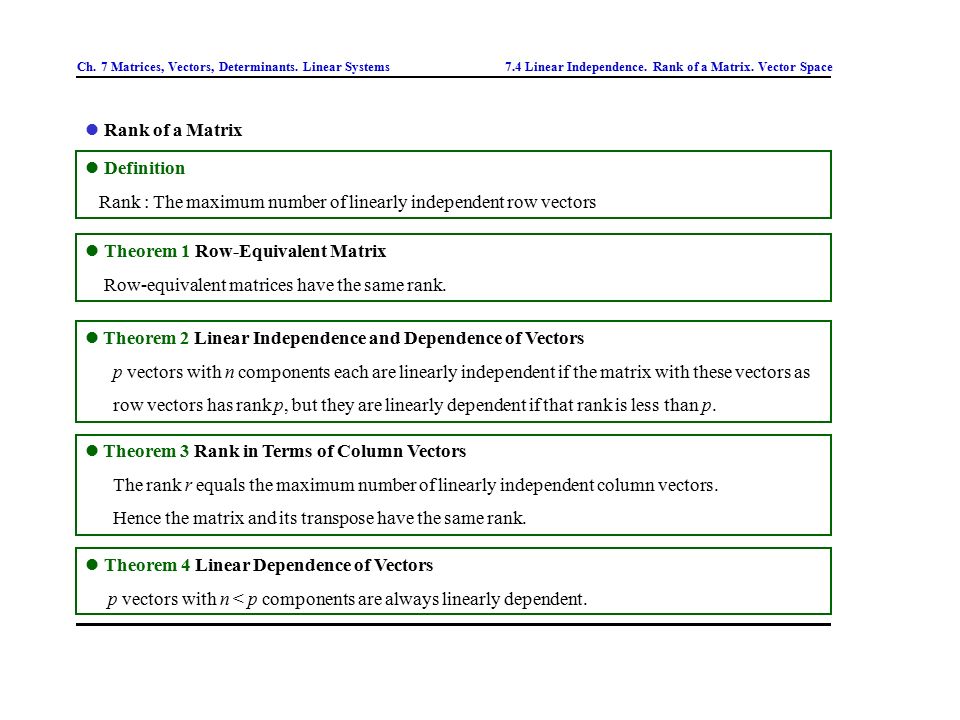 Matrices Vectors Determinants Ppt Video Online Download