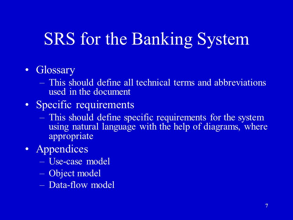 srs document for online banking system