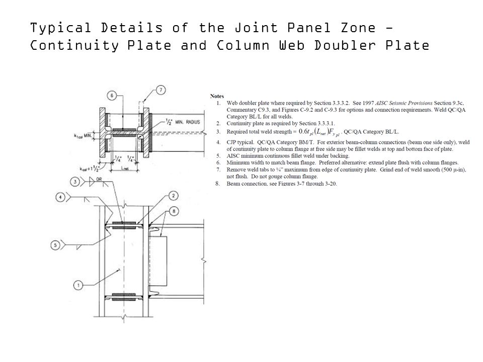 Design Of Beam Column Connections In Steel Moment Frames Ppt Video Online Download