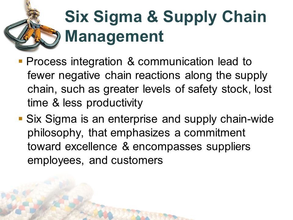 six sigma supply chain