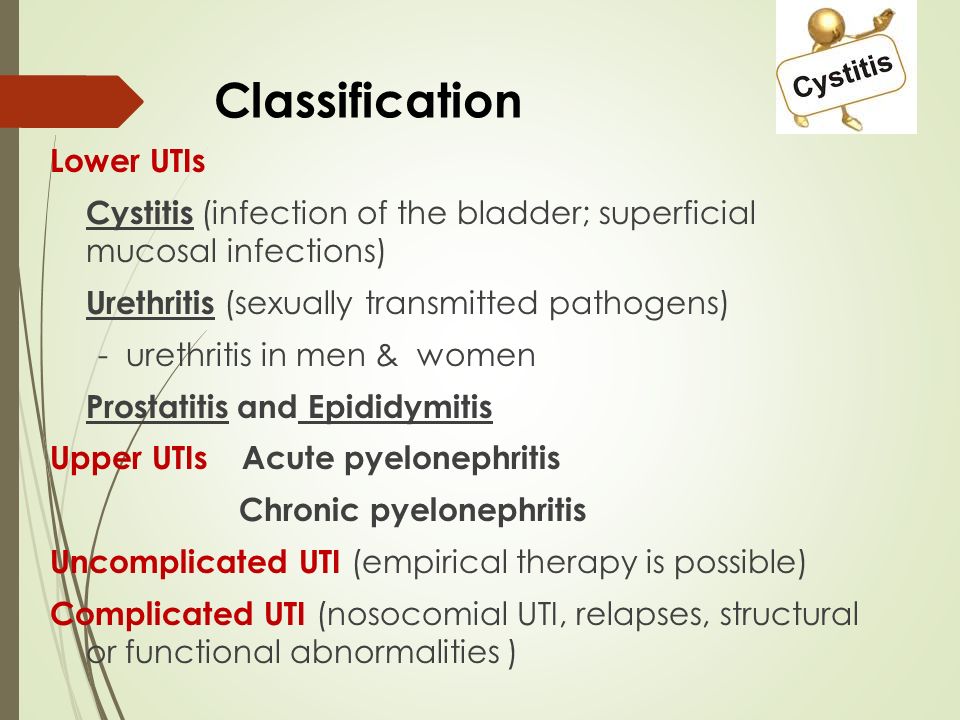 difference between prostatitis and cystitis)
